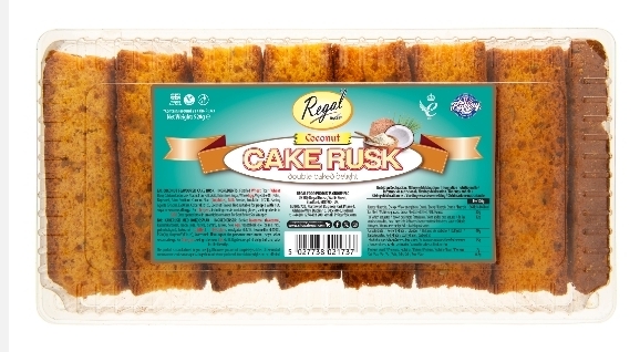 Regal coconut cake rusk x 9