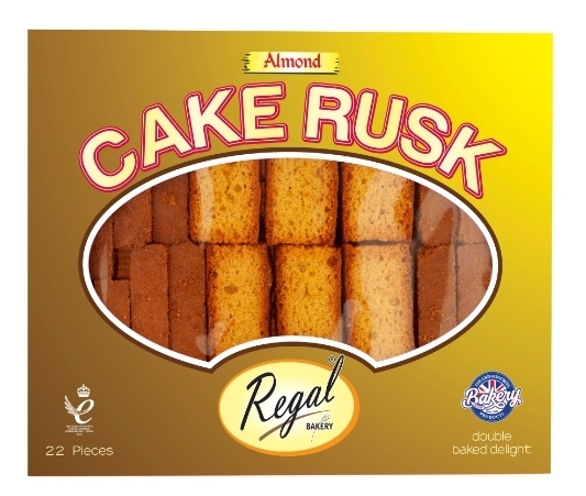 Regal almond cake rusk 22pc x 11