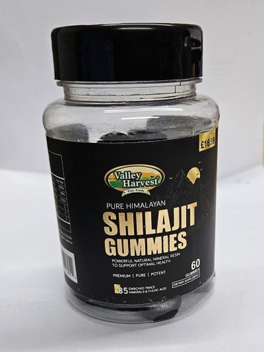 valley harvest SHILAJIT GUMMIES  60