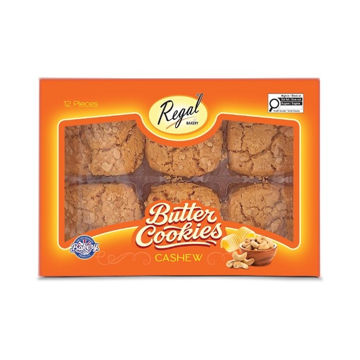 Regal butter cashew cookies x 9
